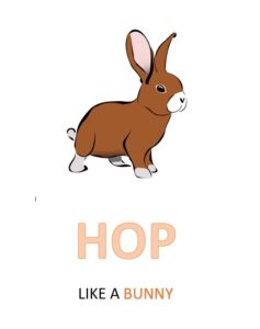 Hop Like a bunny visual