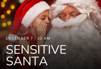 sensitive santa event flyer orange county music therapy and lessons